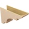 Ekena Millwork 11"W x 33"D x 22"H Classic New Brighton Rough Cedar Woodgrain TimberThane Corbel, Primed Tan CORUR11X33X22NEBRCPR - alternate 5